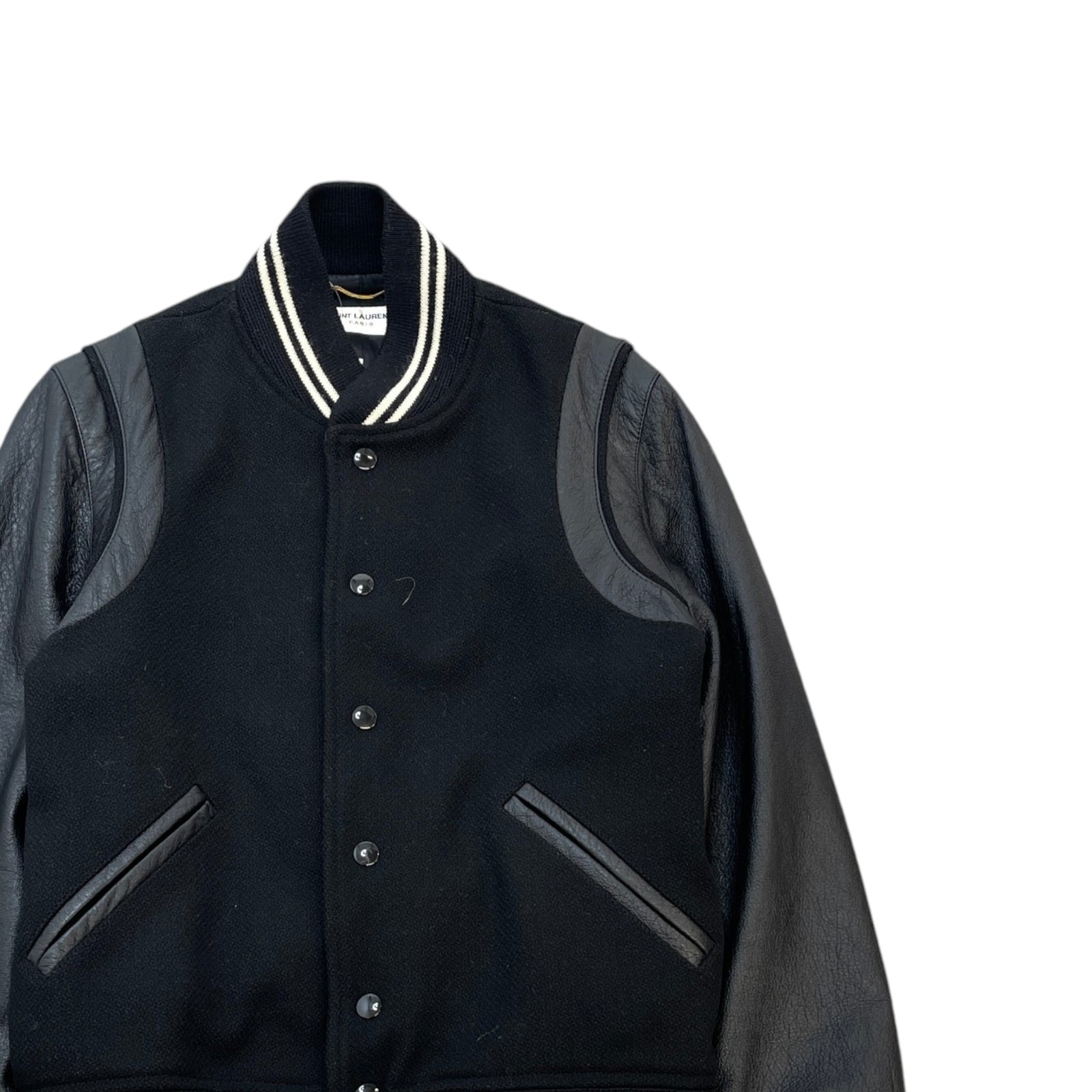 Men's Teddy Bomber Jacket Black Size XXS - Photo 3
