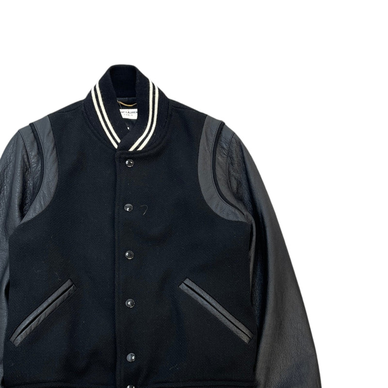Men's Teddy Bomber Jacket Black Size XXS