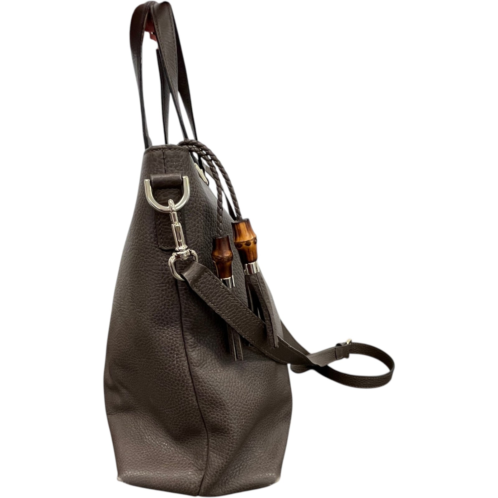 Women's Bamboo Daily Tote Handbag Grey - Photo 7