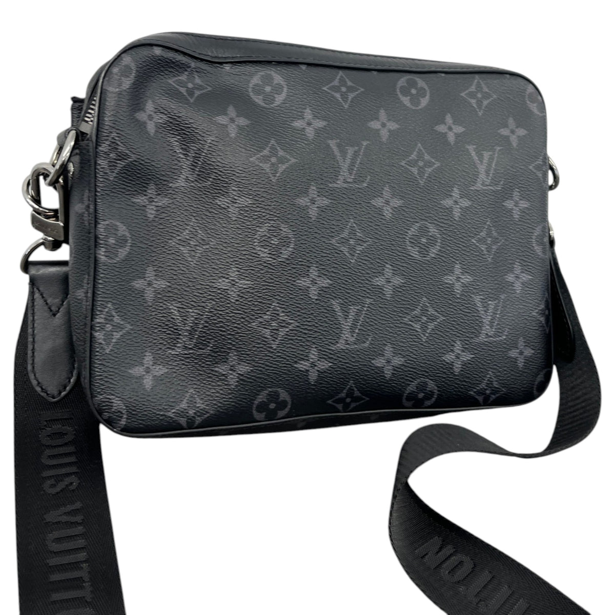 Men's Monogram Eclipse Trio Messenger Bag Charcoal - Photo 8