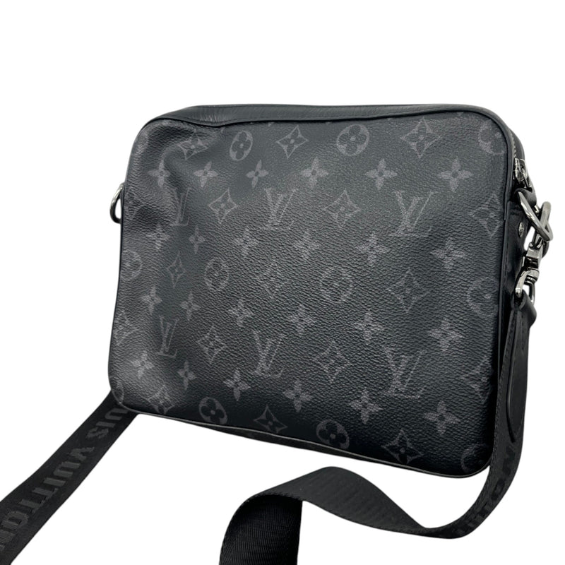 Men's Monogram Eclipse Trio Messenger Bag Charcoal