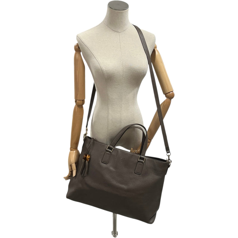Women's Bamboo Daily Tote Handbag Grey