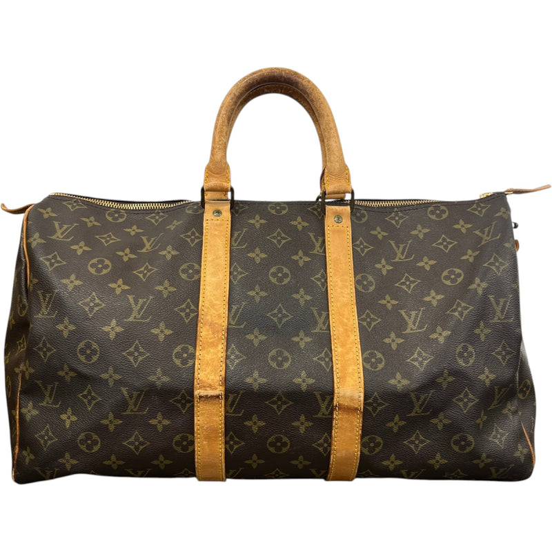 Women's Monogram Keepall 45 Bag Brown