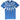 Men's Lightning Bolt Logo T-Shirt Blue Size S