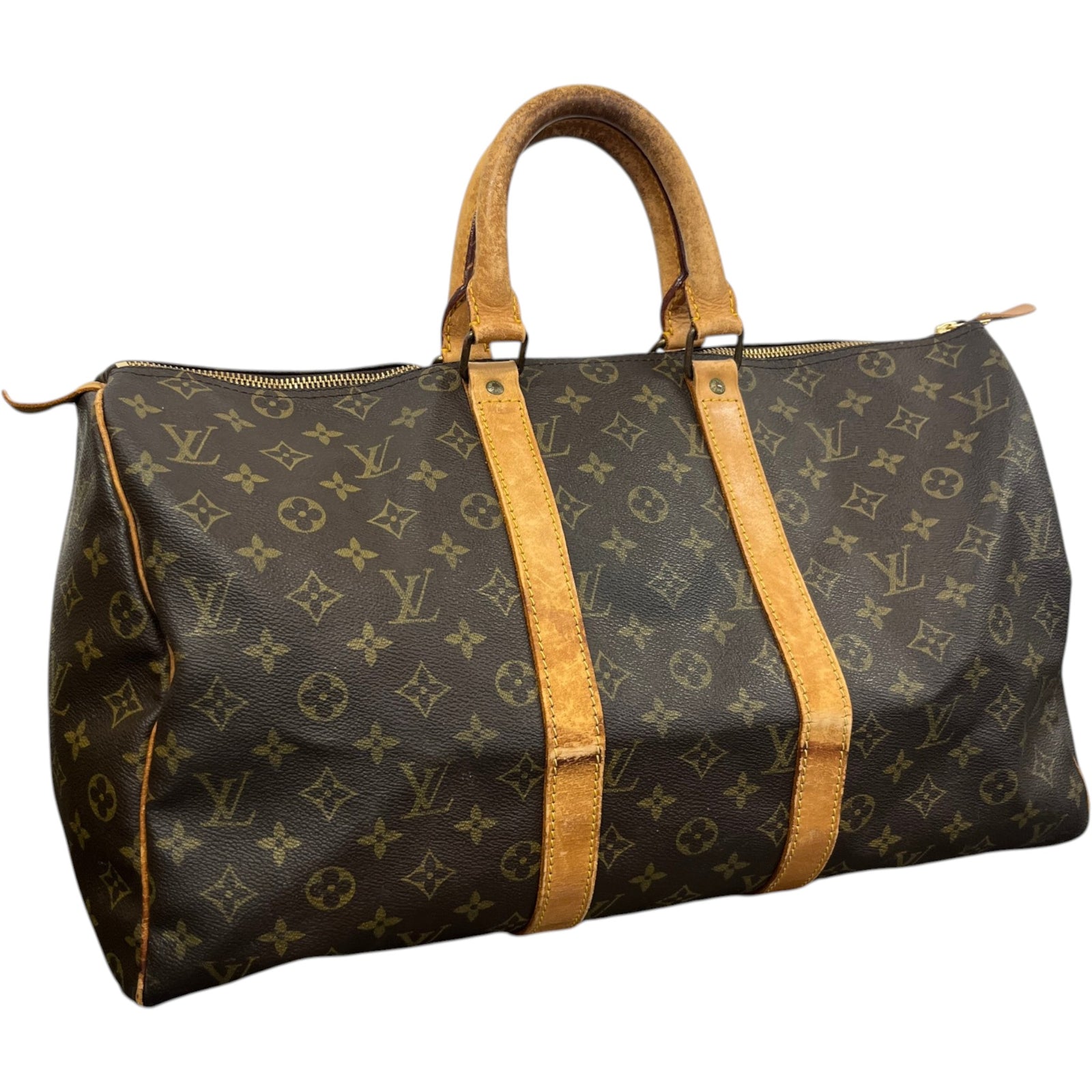 Women's Monogram Keepall 45 Bag Brown - Photo 4