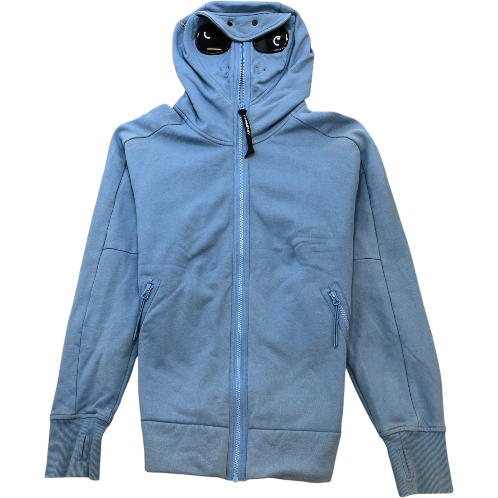 Men's Goggle Full-Zip Hoodie Blue Size L - Photo 1