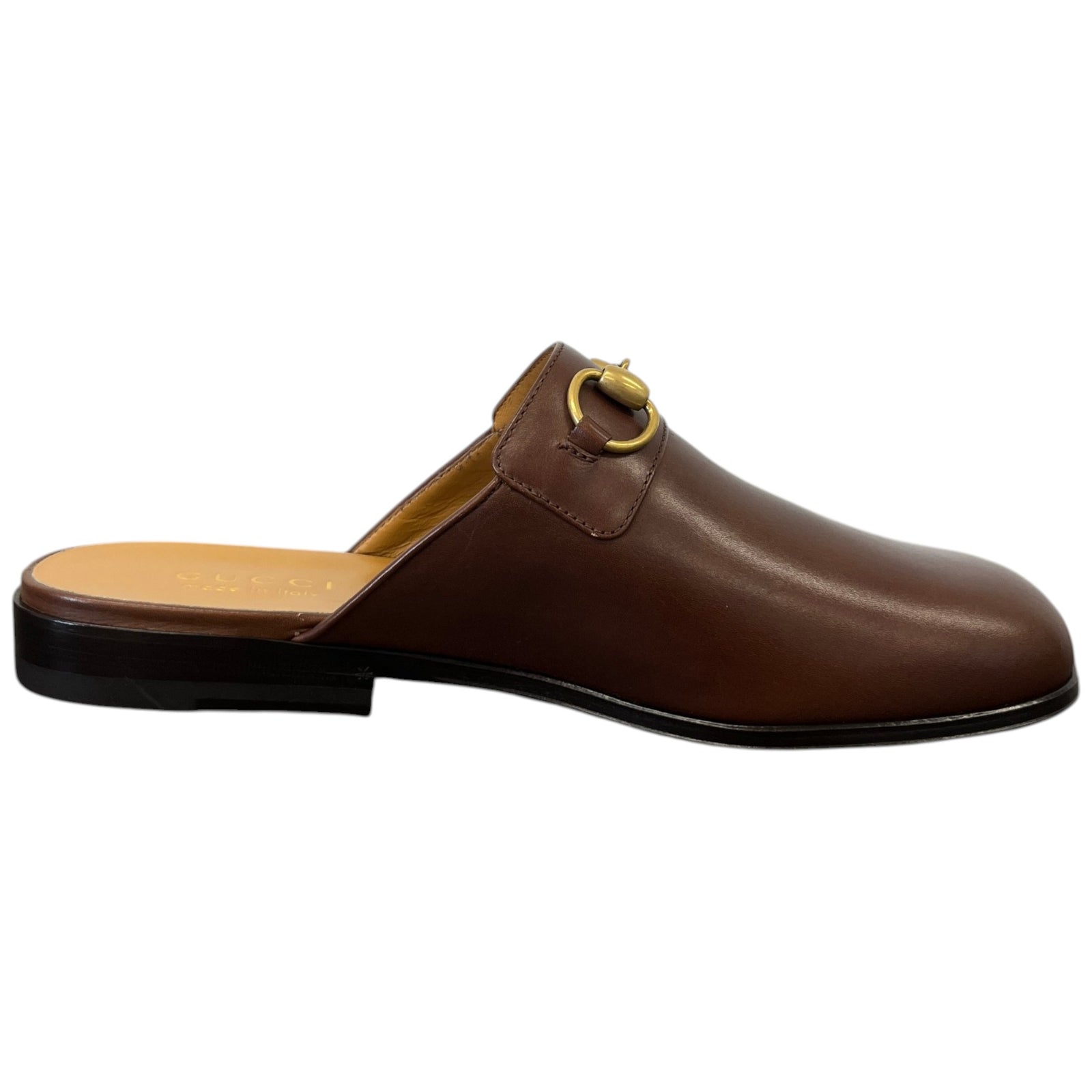 Men's Horsebit Sabot Loafers Brown Size UK 7.5 / EU 41.5 - Photo 4