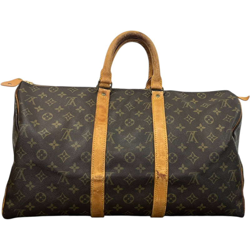Women's Monogram Keepall 45 Bag Brown