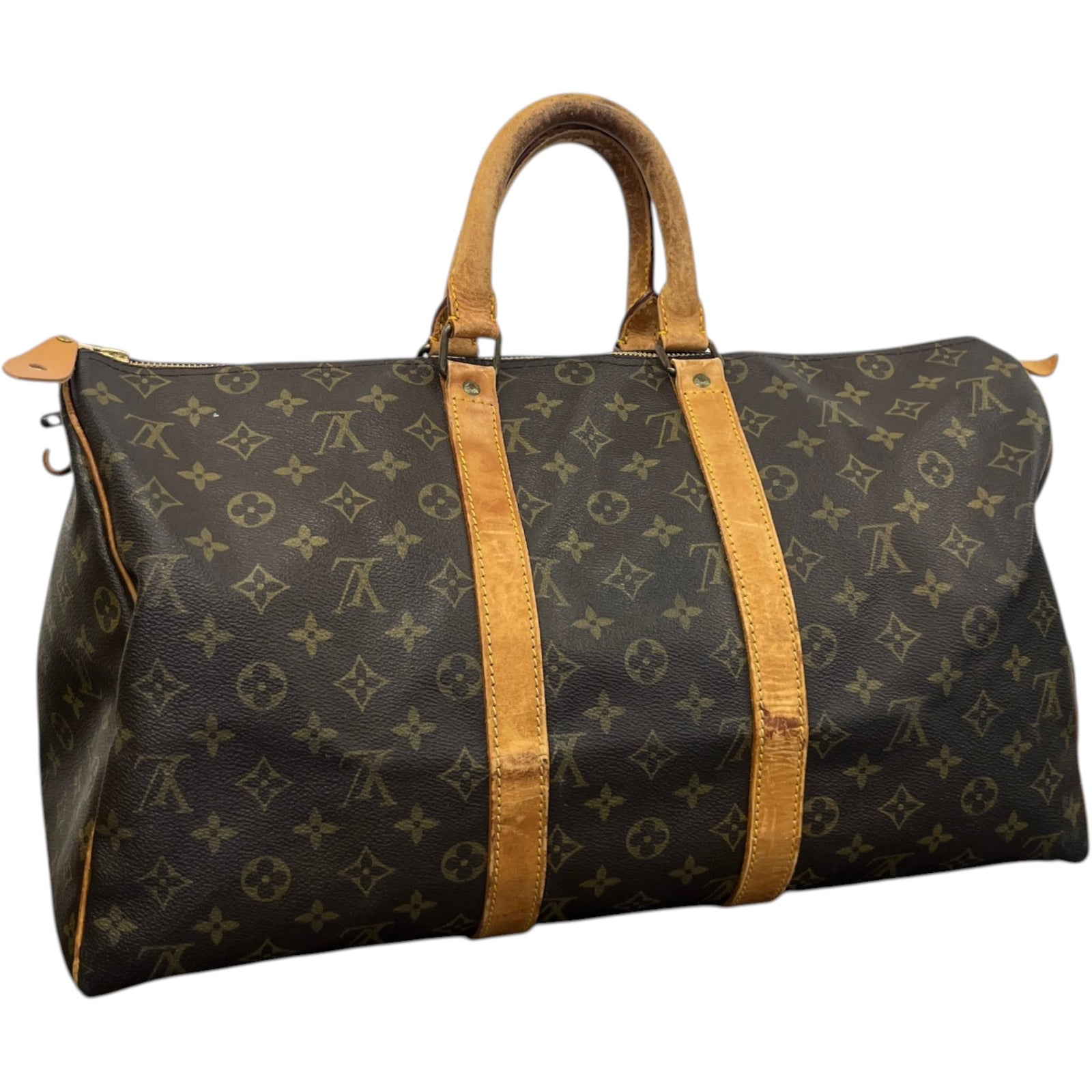 Women's Monogram Keepall 45 Bag Brown - Photo 8