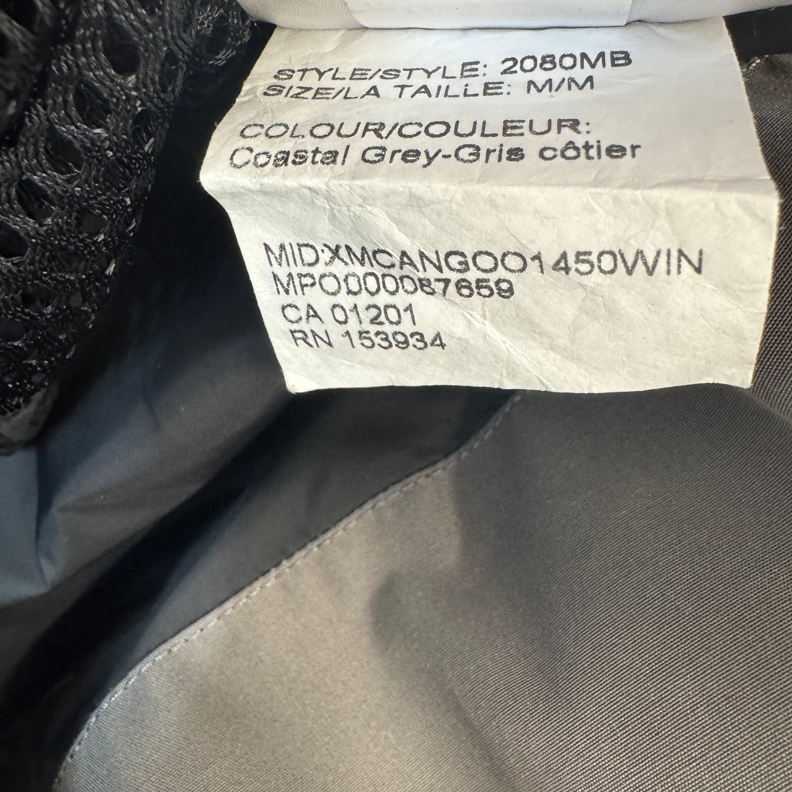 Men's MacMillan Parka Down Jacket Grey Size M - Photo 5