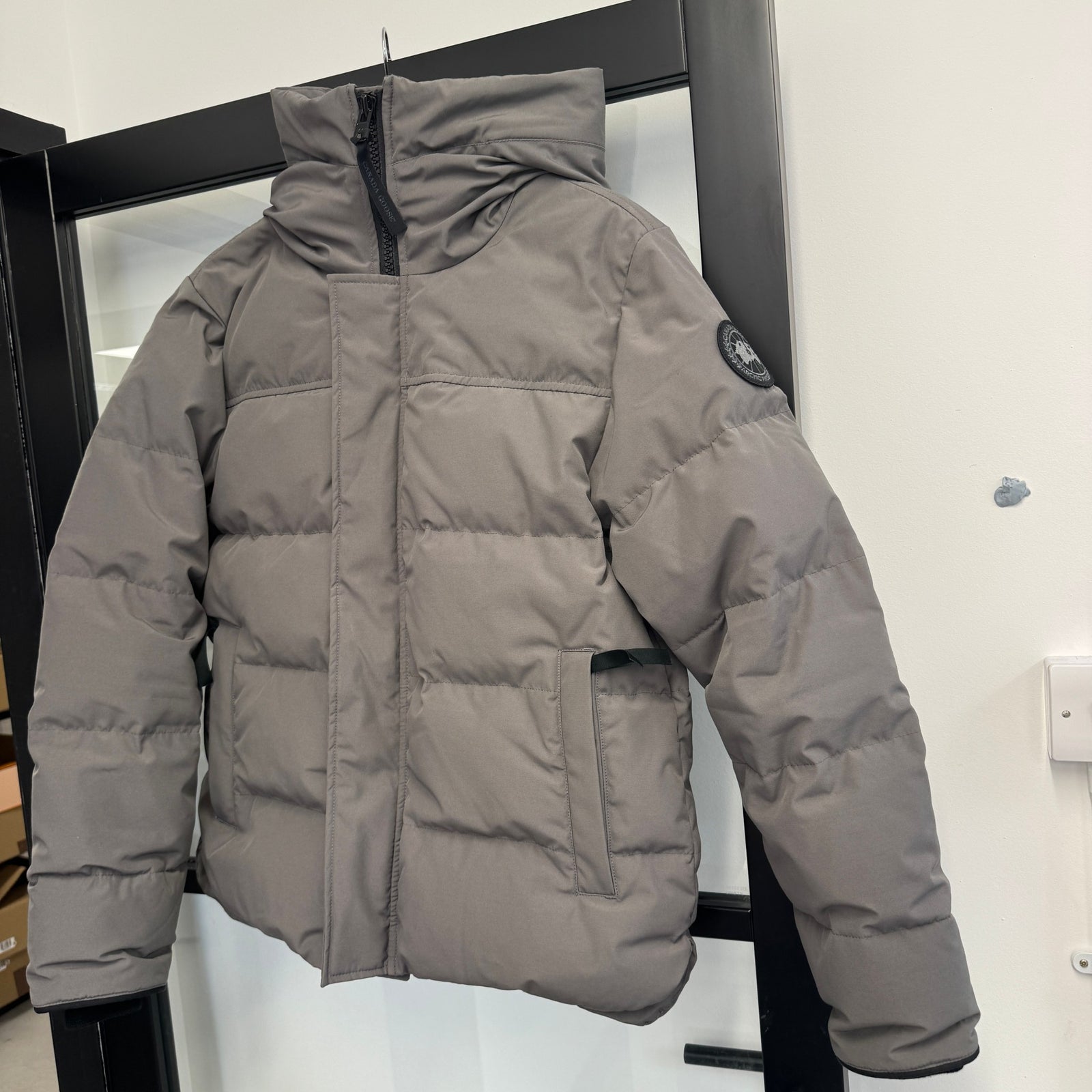 Men's MacMillan Parka Down Jacket Grey Size M - Photo 7