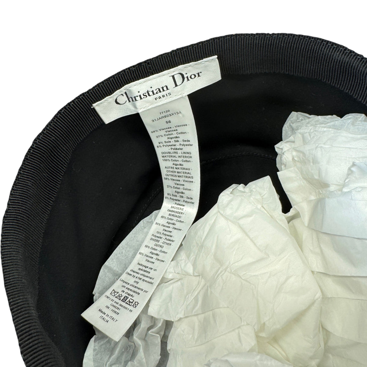 Men's D-Bobby Small Brim Bucket Hat Black Size M - Photo 9