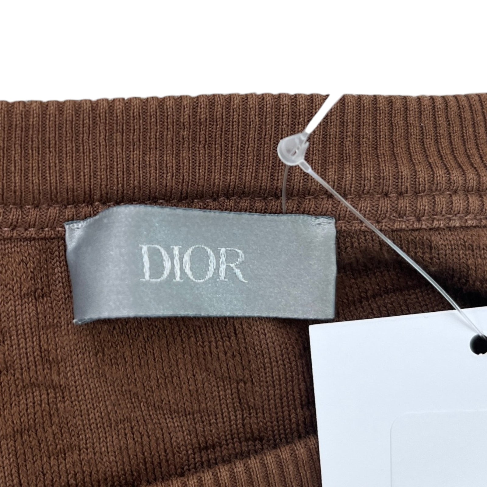 Dior Men's Oblique Towelling T-Shirt Brown Size XXL - Photo 6