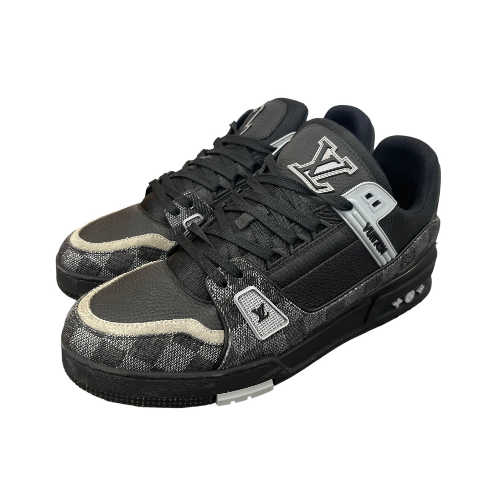 Men's Lv Low Trainers Black Size EU 43 / UK 9 - Photo 9