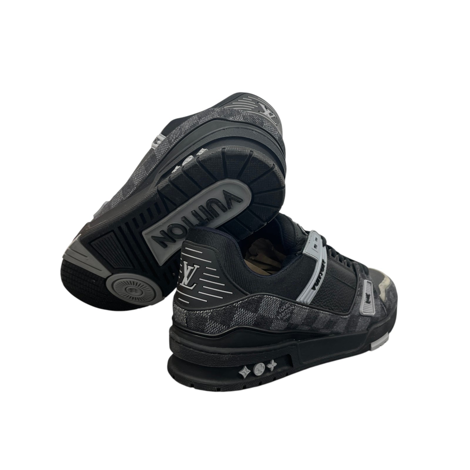 Men's Lv Low Trainers Black Size EU 43 / UK 9 - Photo 10