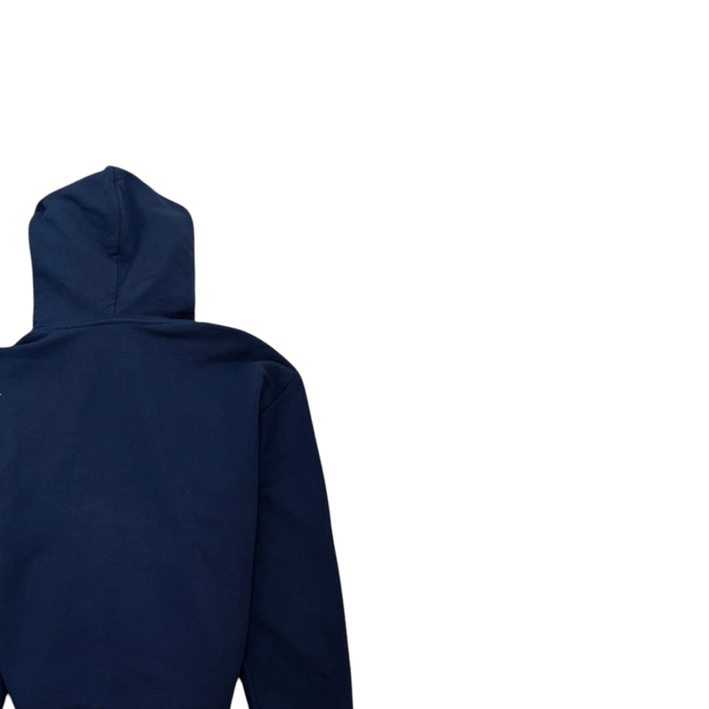 Men's Monogram Crystal LV Hoodie Navy Size S