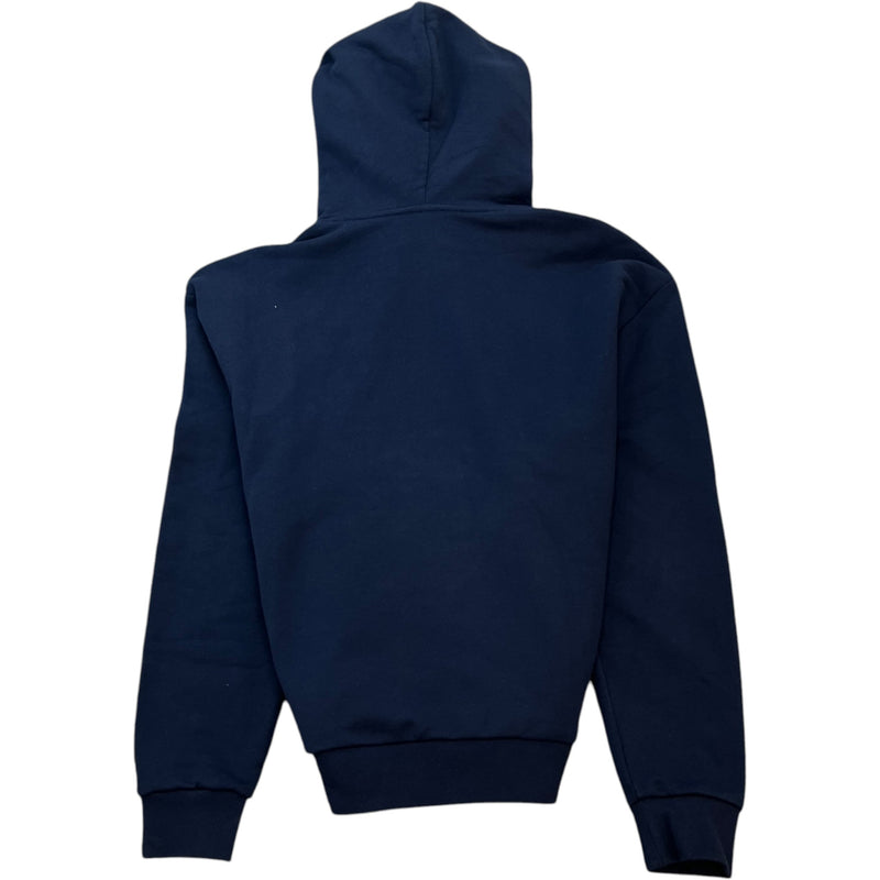 Men's Monogram Crystal LV Hoodie Navy Size S