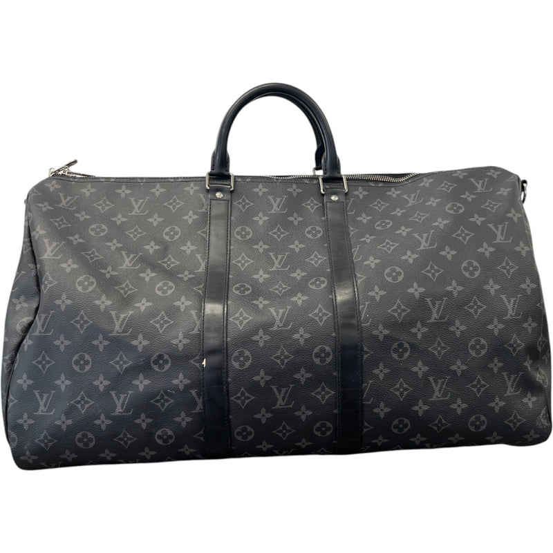 Men's Monogram Eclipse Keepall 55 Bag Black