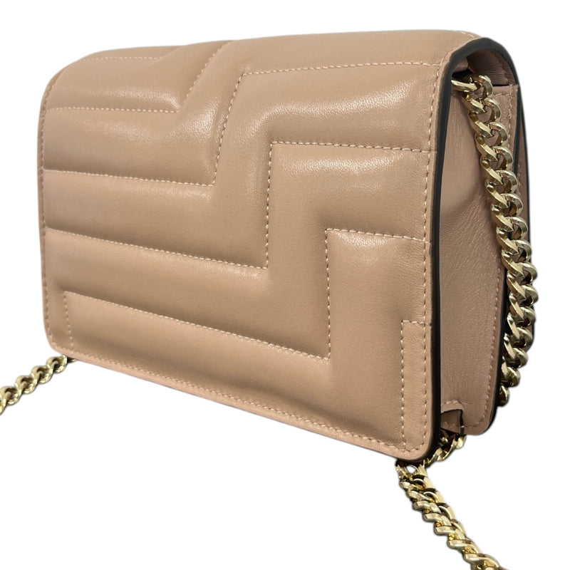 Women's Avenue Chain Wallet Bag Nude