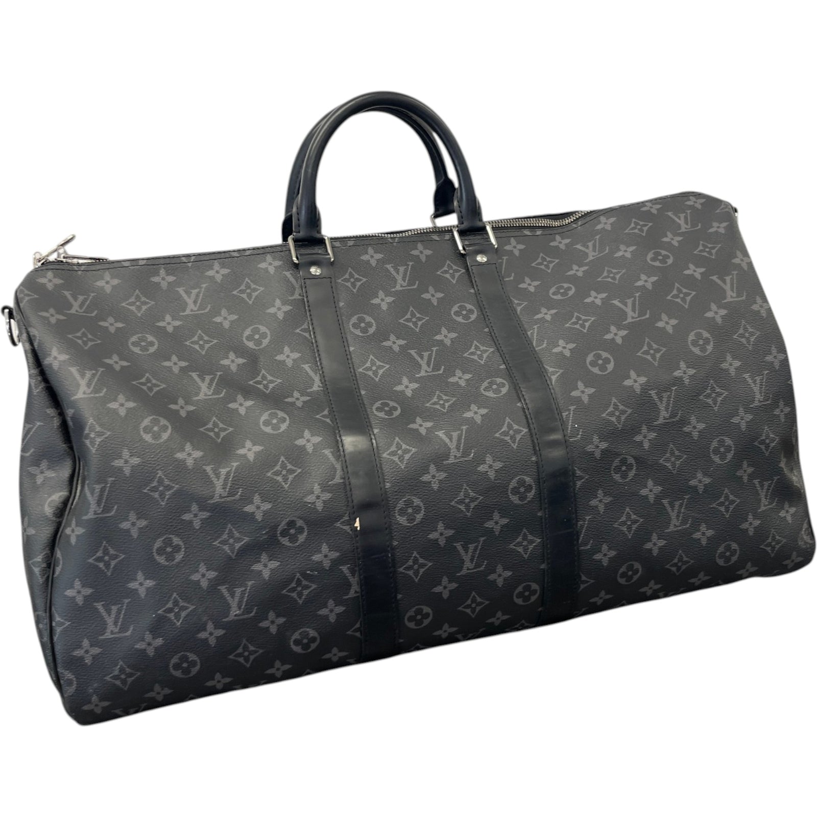 Men's Monogram Eclipse Keepall 55 Bag Black - Photo 5