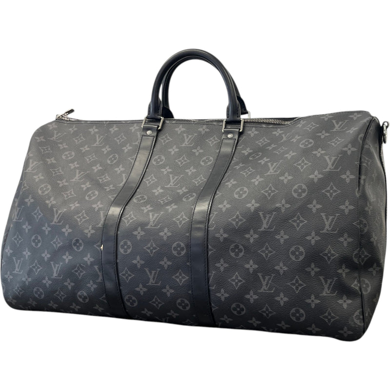 Men's Monogram Eclipse Keepall 55 Bag Black