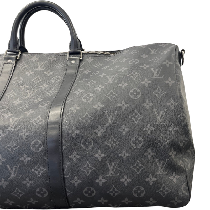 Men's Monogram Eclipse Keepall 55 Bag Black