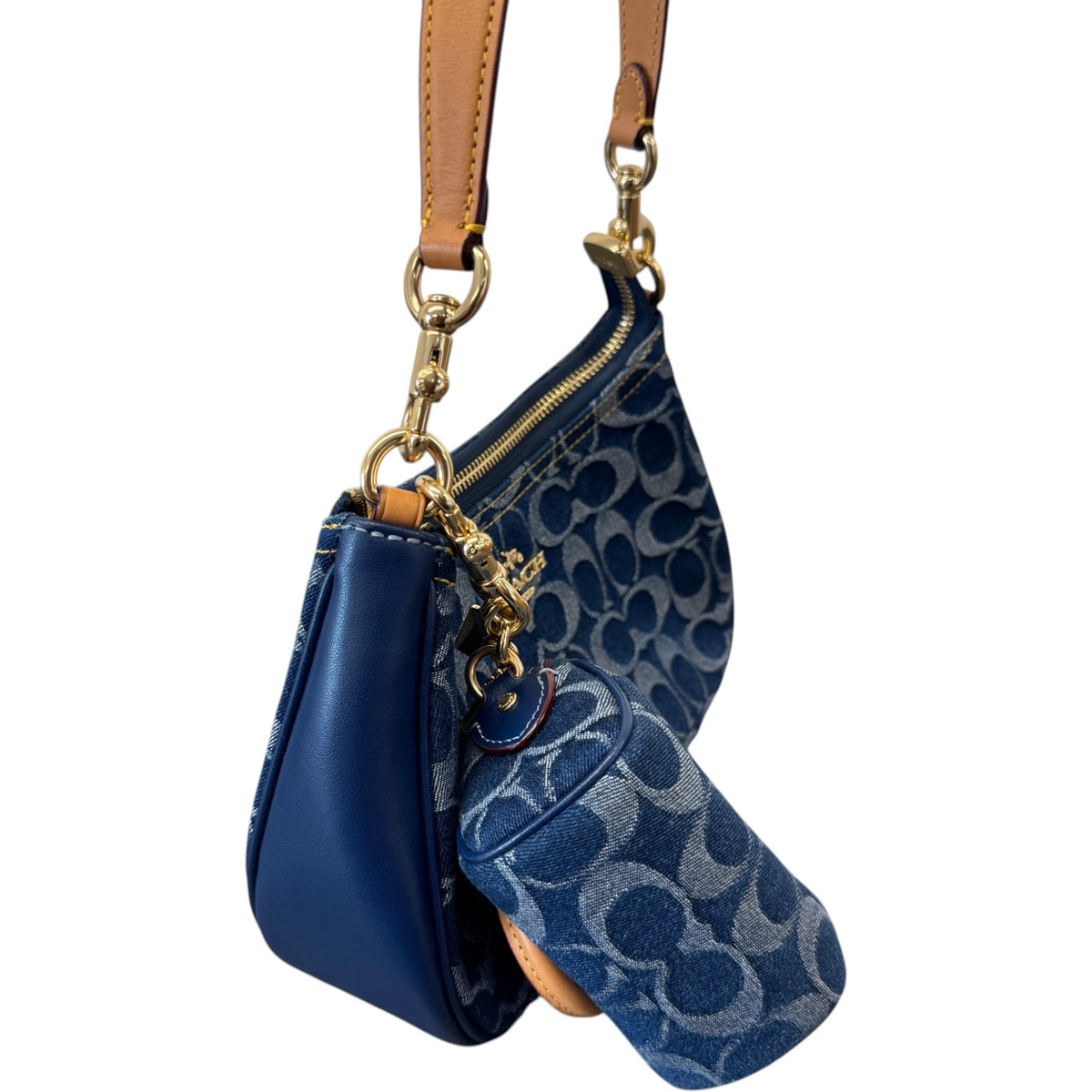Women's Teri Shoulder Handbag Navy - Photo 5