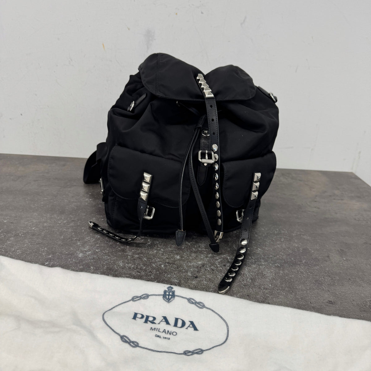 Women's New Vela Studded Backpack Black - Photo 13