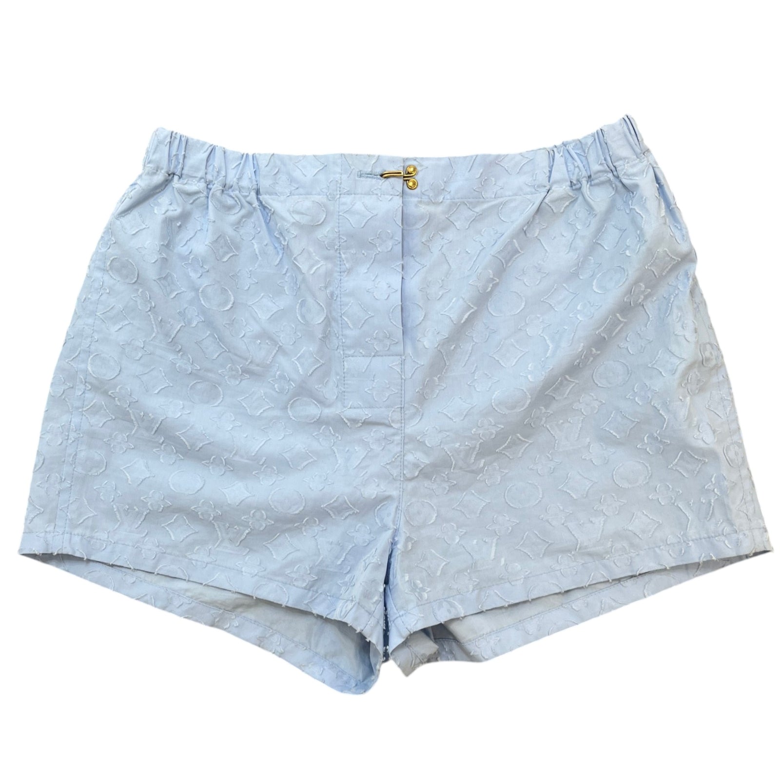 Women's Monogram Shorts Blue Size S / UK 8 - Photo 1
