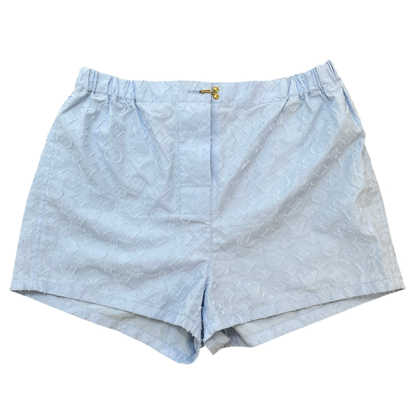 Women's Monogram Shorts Blue Size S / UK 8