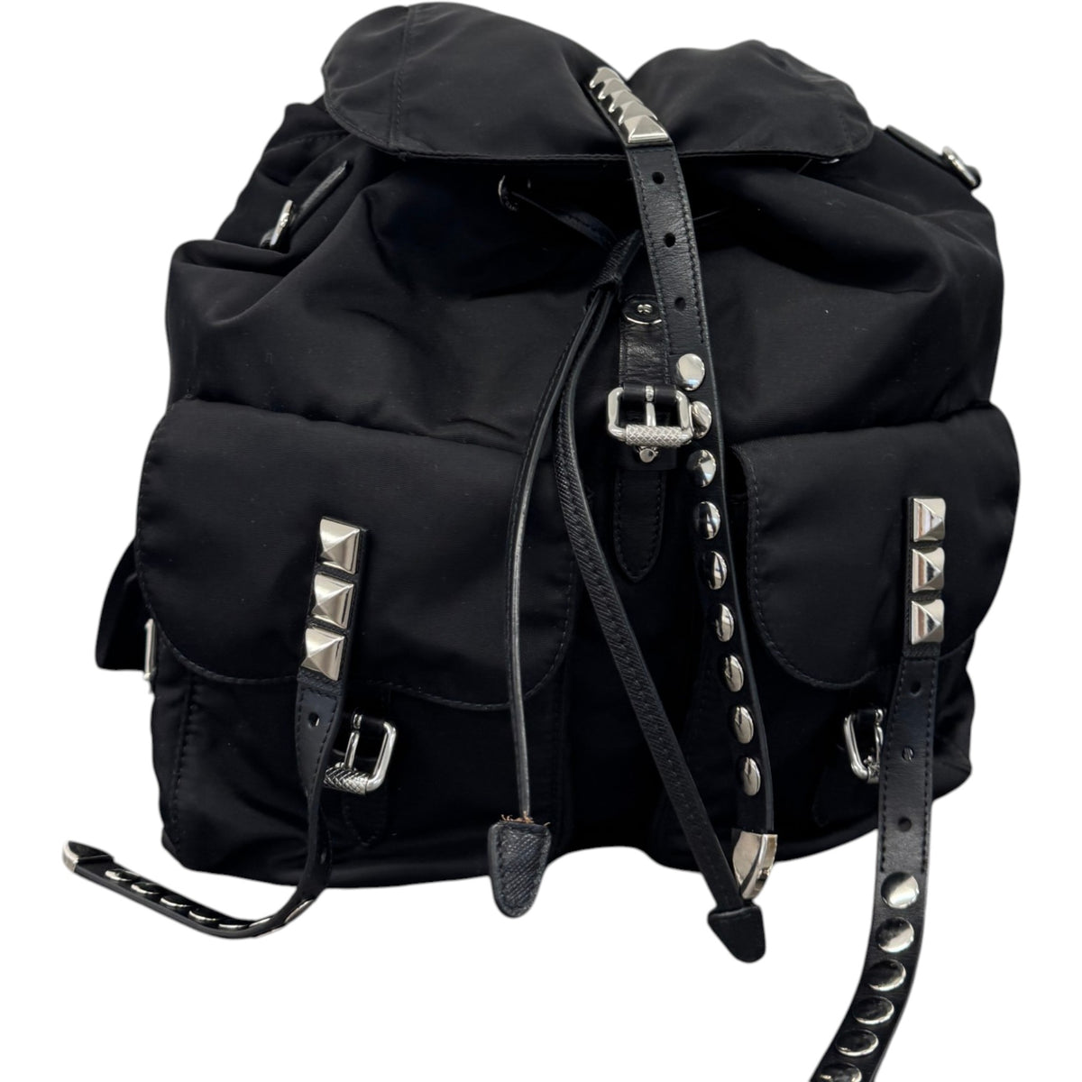 Women's New Vela Studded Backpack Black - Photo 1