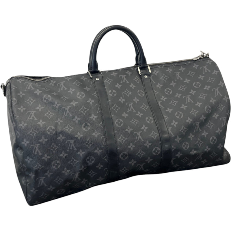 Men's Monogram Eclipse Keepall 55 Bag Black