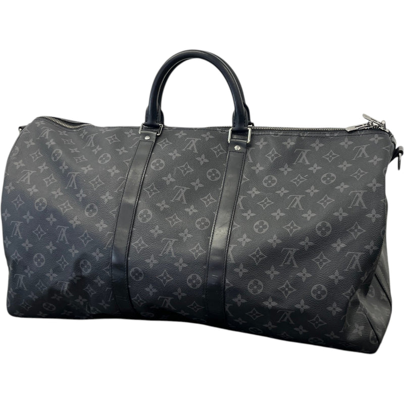 Men's Monogram Eclipse Keepall 55 Bag Black
