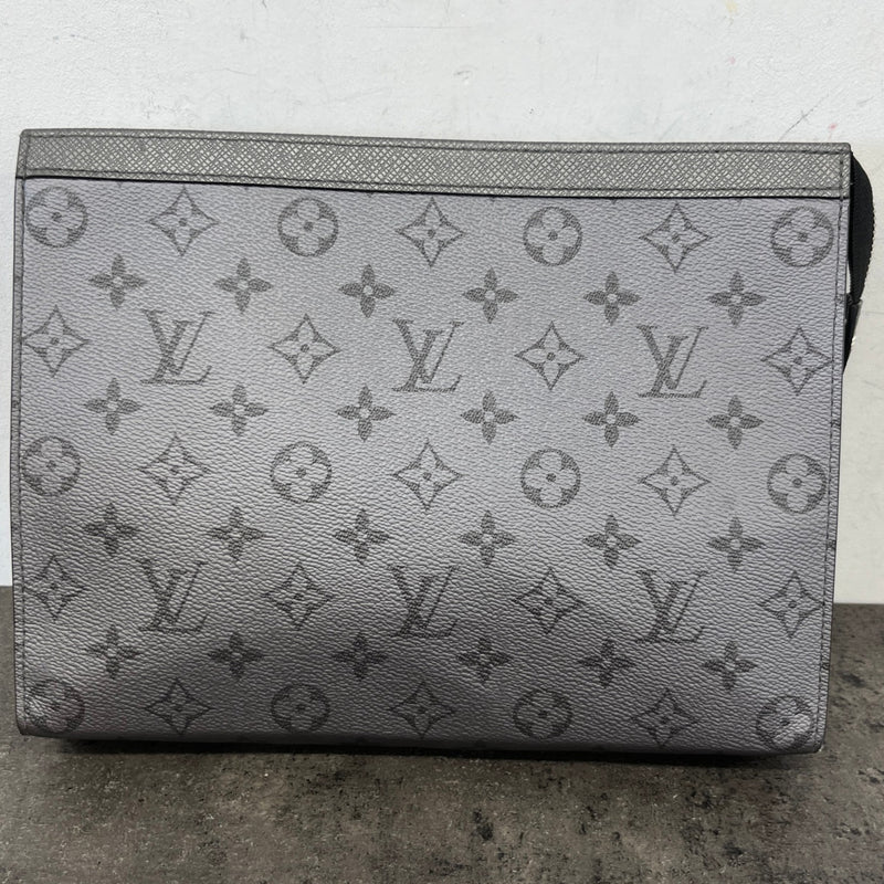 Men's Monogram Eclipse Pochette Voyage MM Messenger Bag Grey