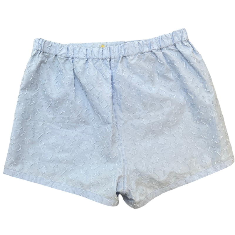 Women's Monogram Shorts Blue Size S / UK 8