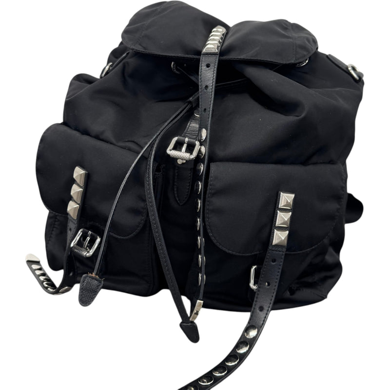 Women's New Vela Studded Backpack Black