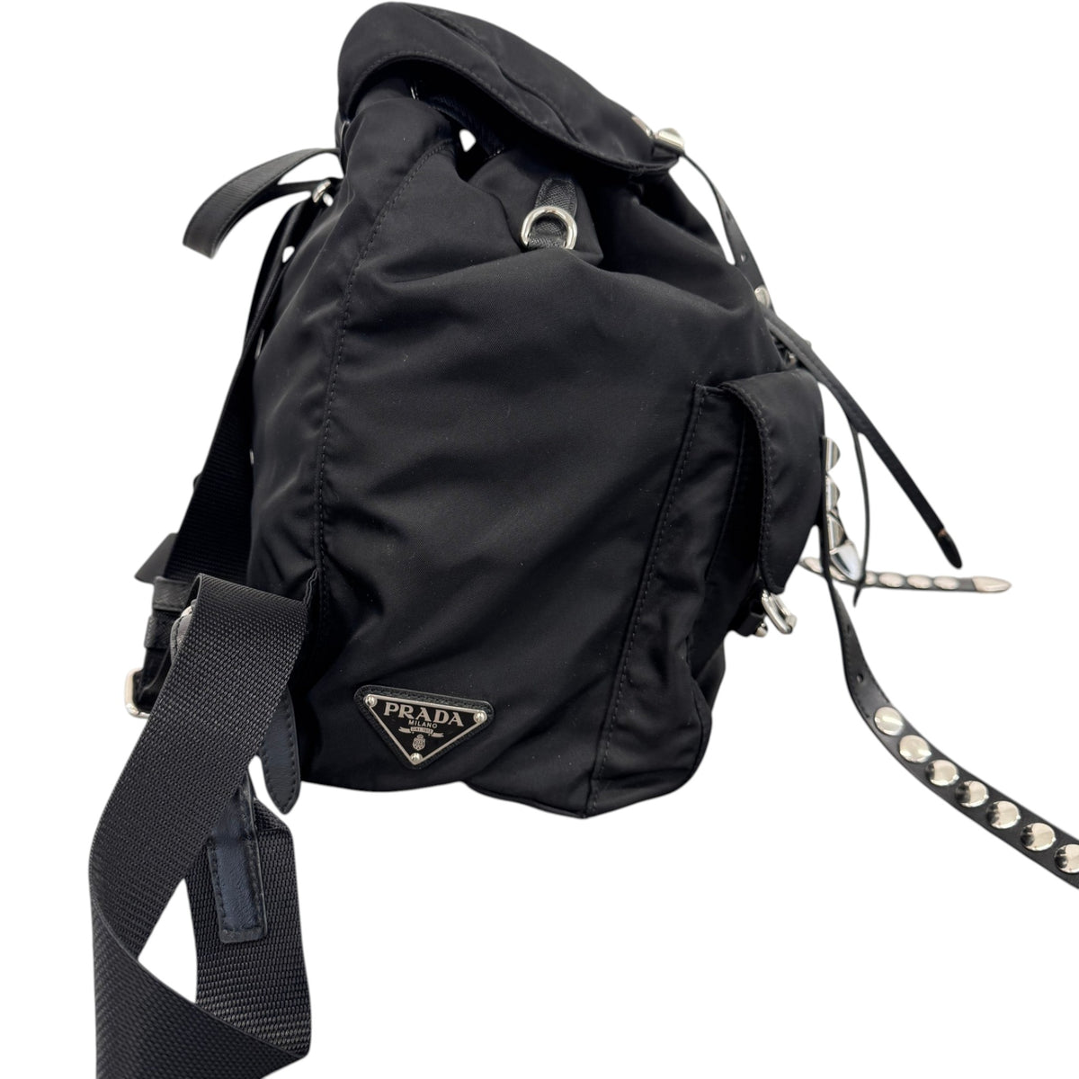 Women's New Vela Studded Backpack Black - Photo 6