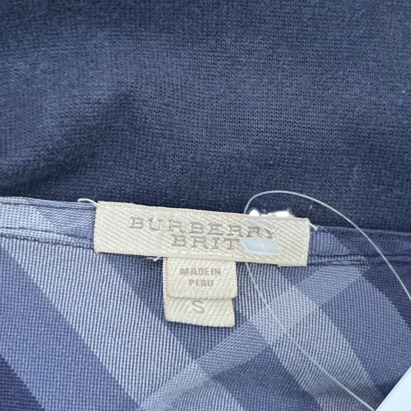 Men's Embroidered Logo Sweatshirt Navy Size S