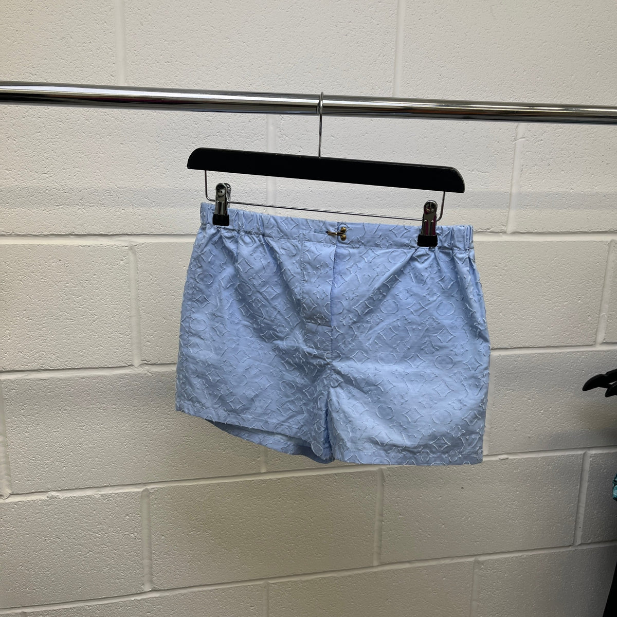 Women's Monogram Shorts Blue Size S / UK 8 - Photo 6
