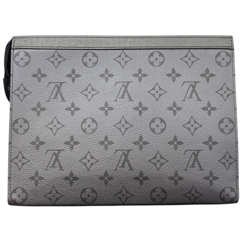 Men's Monogram Eclipse Pochette Voyage MM Messenger Bag Grey