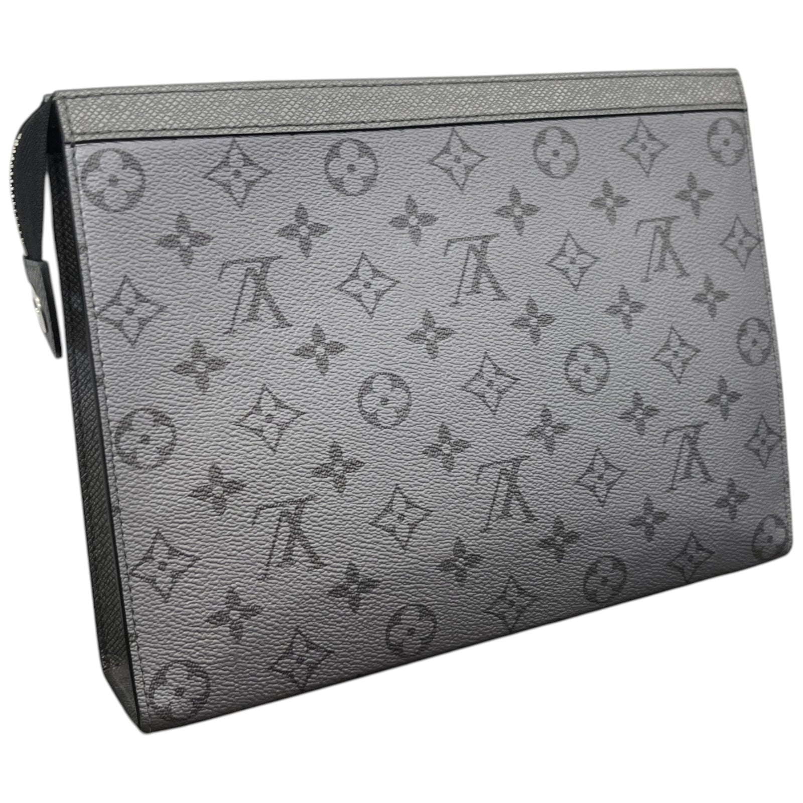 Men's Monogram Eclipse Pochette Voyage MM Messenger Bag Grey - Photo 7