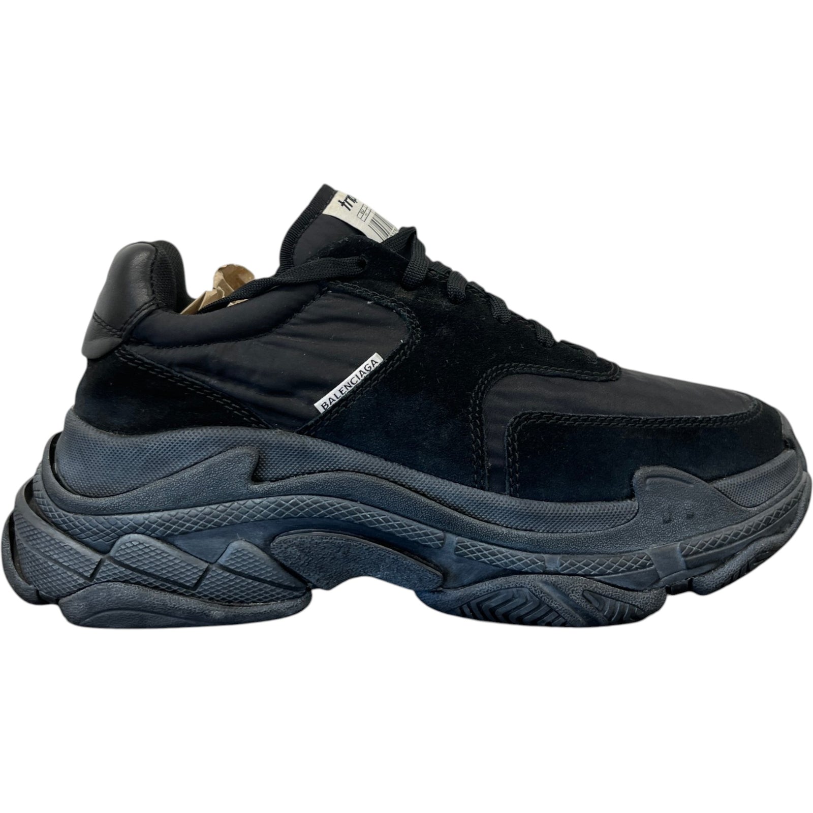 Men's Triple S Low Trainers Black Size EU 42 / UK 8 - Photo 1