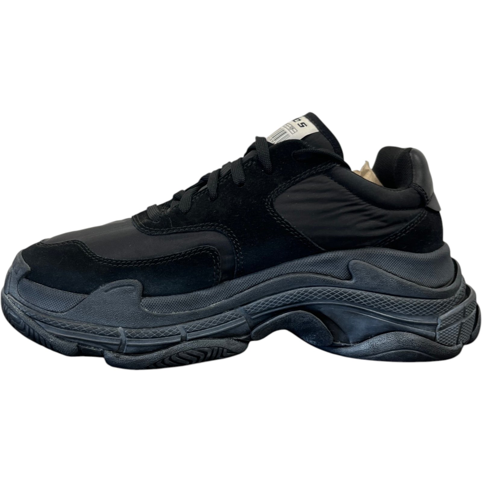 Men's Triple S Low Trainers Black Size EU 42 / UK 8 - Photo 2