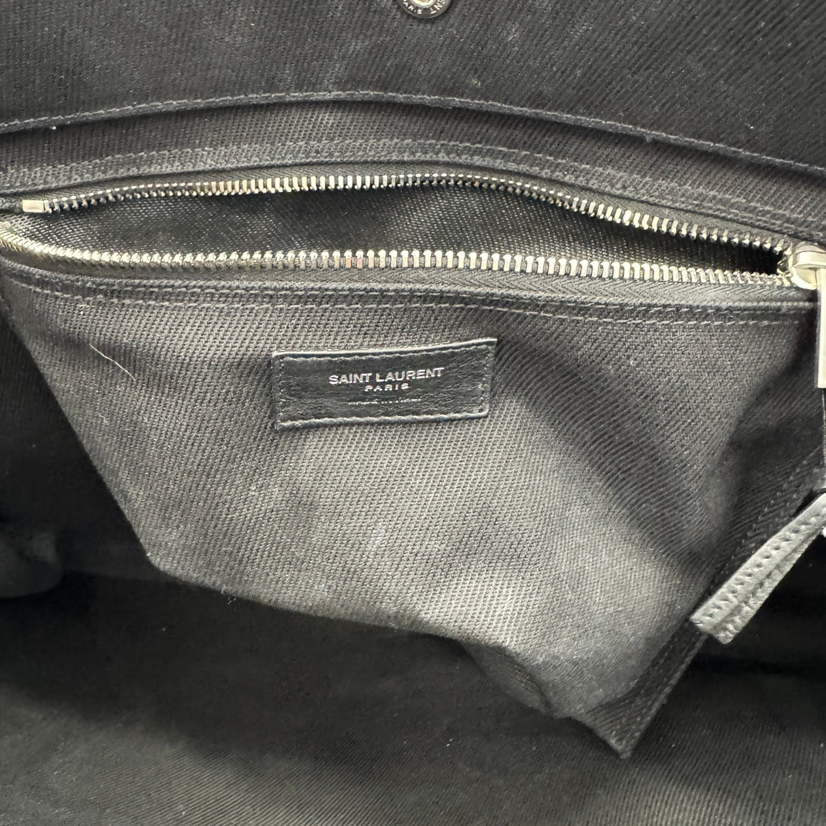 Women's Rive Gauche Tote Handbag Black - Photo 13