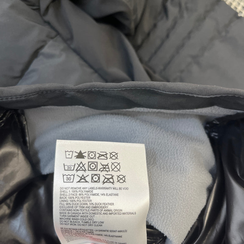 Men's Hybridge Puffer Down Jacket Black Size M