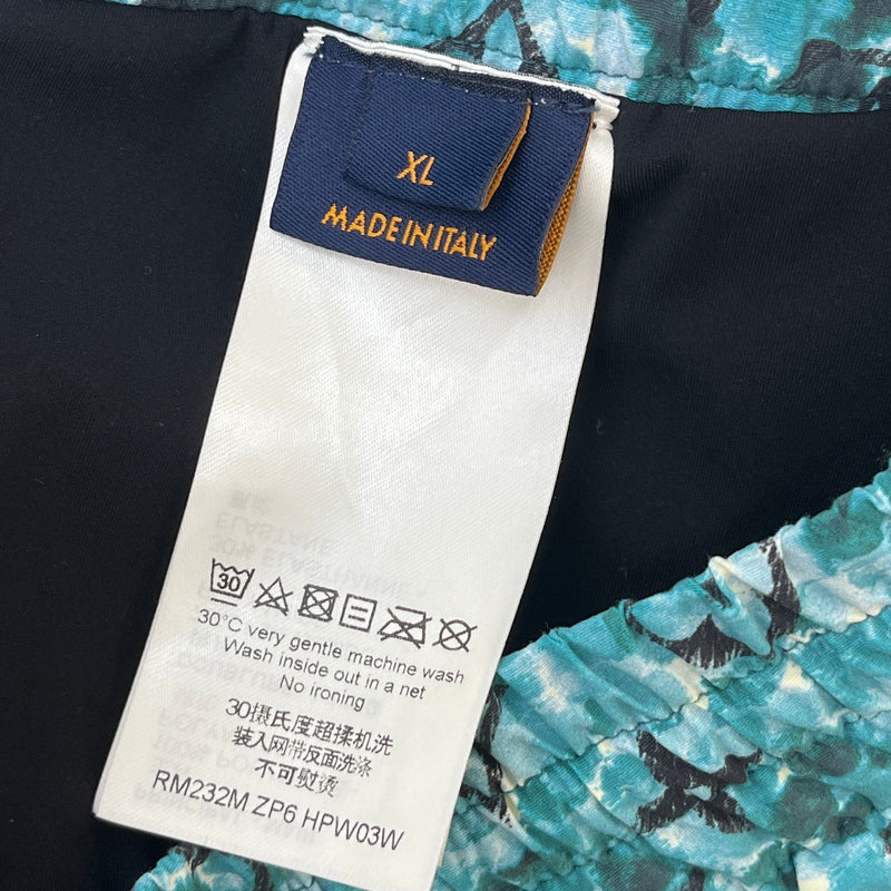 Men's Monogram Pointillism Swim Shorts Green Size XL / W36