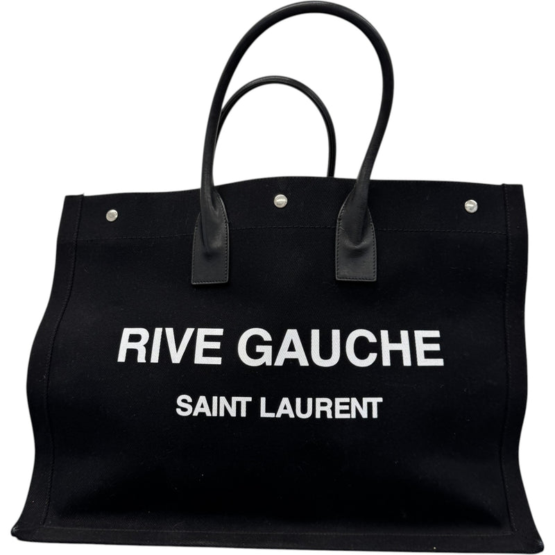 Women's Rive Gauche Tote Handbag Black