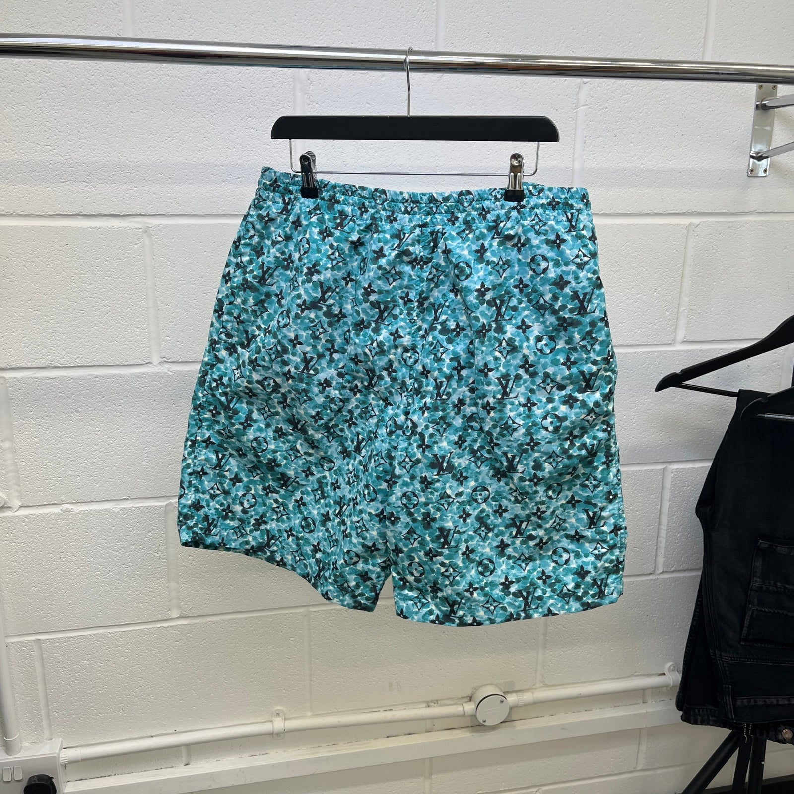 Men's Monogram Pointillism Swim Shorts Green Size XL / W36 - Photo 7