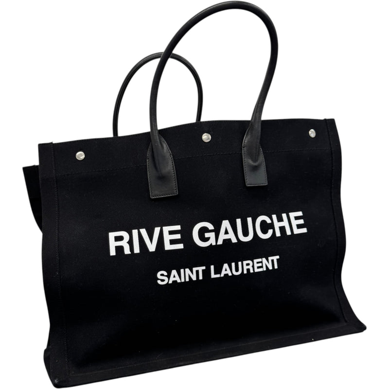 Women's Rive Gauche Tote Handbag Black