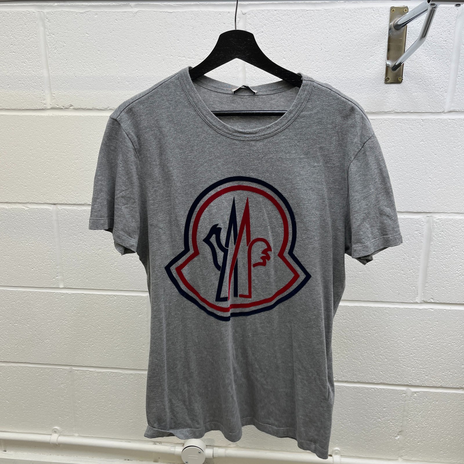 Men's Maglia Logo Print T-Shirt Grey Size M - Photo 9